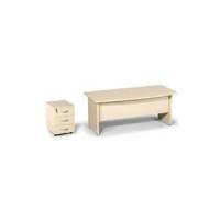 KON-FAVORİ 160X80X75 ÇALIŞMA MASASI+KESONLU