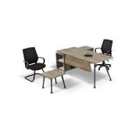KON-INTER-ETA ETAJERLİ 180X150X75 ÇALIŞMA MASASI+SEHPA