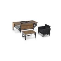 KON-SIMPLE 220X90X75 YÖNETİCİ MASASI+SEHPA