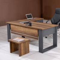 SRS-GÖÇEK ETAJERLİ ÇALIŞMA MASA 160X150X75 + SEHPA