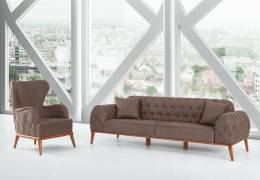 KON-LEON MİSAFİR KOLTUK TAKIMI-1+1+3 LÜ