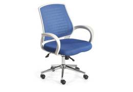 KON-MAYA FİLELİ ÇALIŞMA VE TOPLANTI KOLTUĞU BEYAZ GÖVDELİ KROM AYAKLI